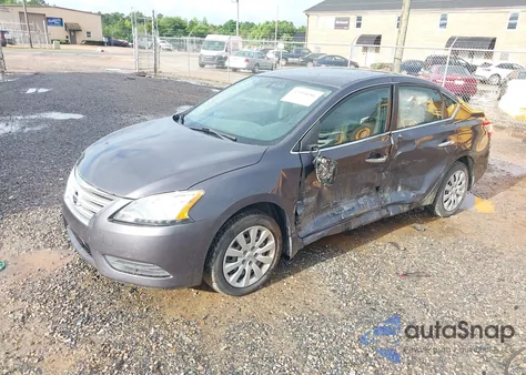 2015 Nissan Sentra Sv from USA, damaged, VIN 3N1AB7AP2FL658078